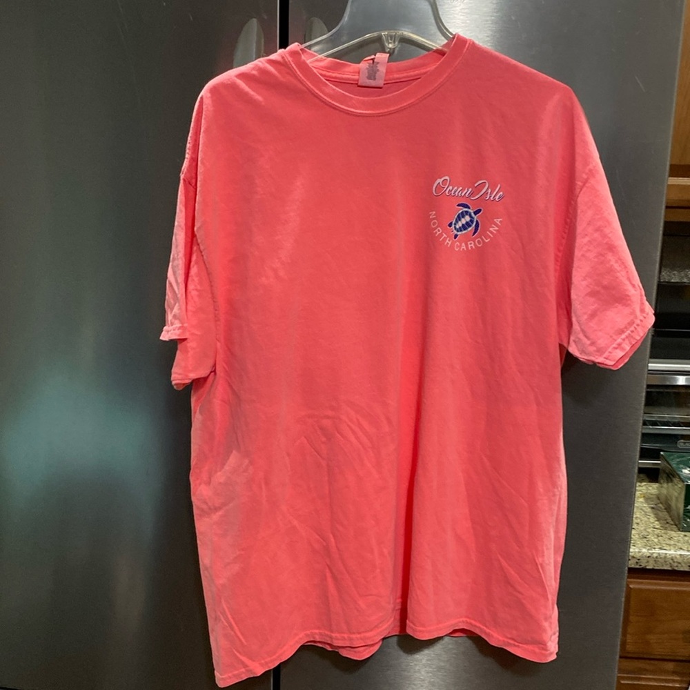 Pink T Shirt Ocean Style North Carolina Women
